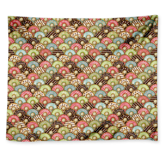 Donuts Pattern Print Tapestry