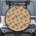 Donuts Pattern Print Tire Cover