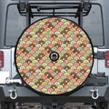 Donuts Pattern Print Tire Cover With Camera Hole