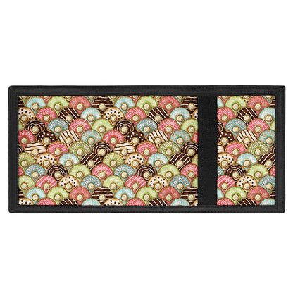Donuts Pattern Print Trifold Wallet