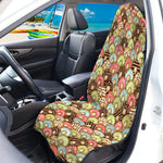 Donuts Pattern Print Waterproof Car Seat Cover