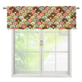 Donuts Pattern Print Window Valance