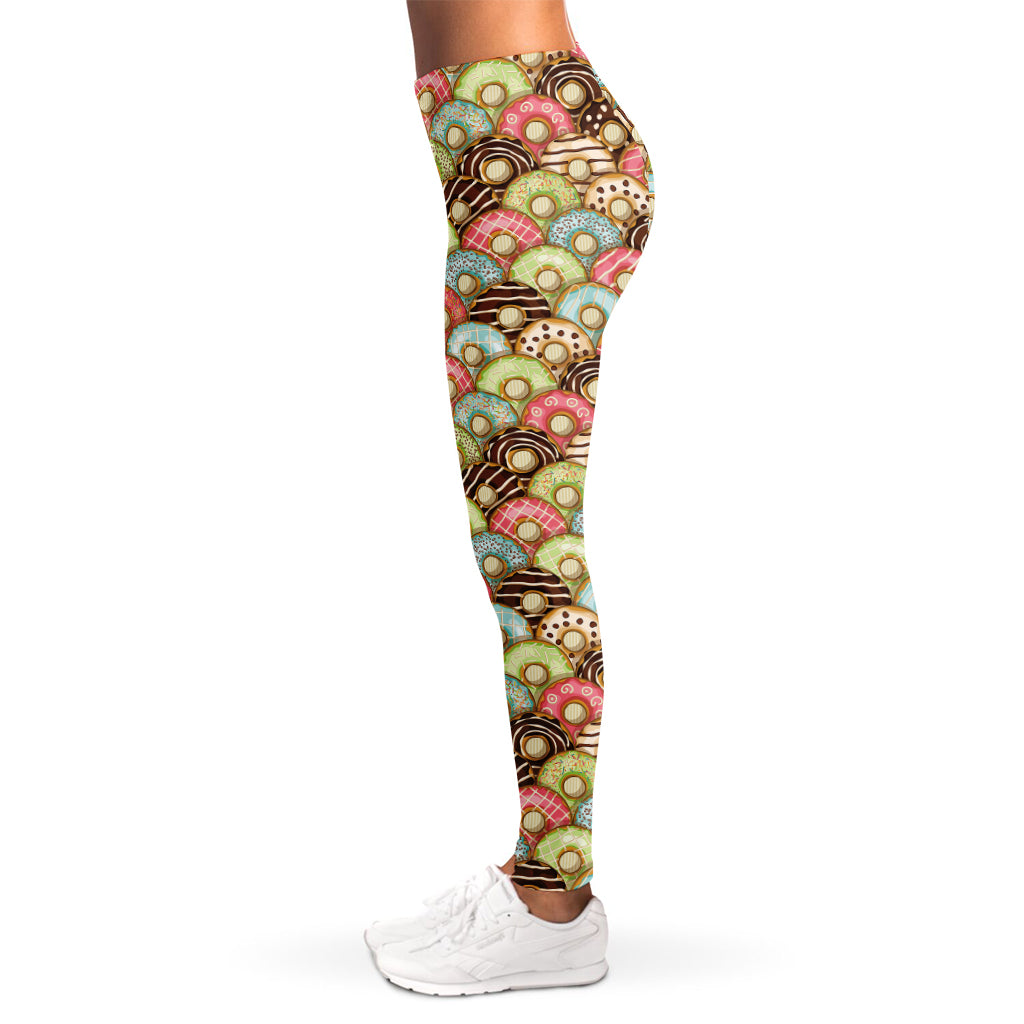 Donuts Pattern Print Women's Leggings