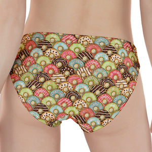 Donuts Pattern Print Women's Panties