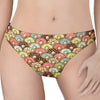 Donuts Pattern Print Women's Thong