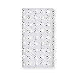 Doodle Bull Terrier Pattern Print Baby Crib Sheet