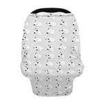 Doodle Bull Terrier Pattern Print Baby Seat Cover