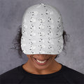 Doodle Bull Terrier Pattern Print Baseball Cap