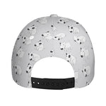 Doodle Bull Terrier Pattern Print Baseball Cap