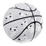 Doodle Bull Terrier Pattern Print Basketball