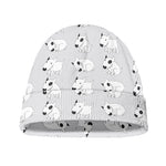 Doodle Bull Terrier Pattern Print Beanie