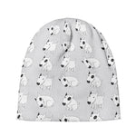 Doodle Bull Terrier Pattern Print Beanie