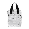 Doodle Bull Terrier Pattern Print Bible Tote Bag