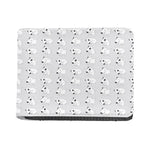 Doodle Bull Terrier Pattern Print Bifold Wallet