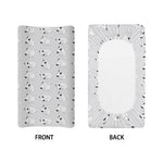 Doodle Bull Terrier Pattern Print Changing Pad Cover