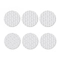 Doodle Bull Terrier Pattern Print Coaster Set