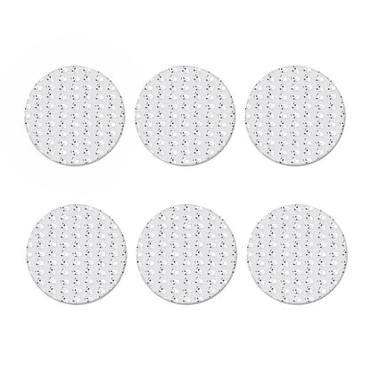 Doodle Bull Terrier Pattern Print Coaster Set