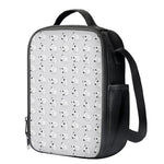 Doodle Bull Terrier Pattern Print Crossbody Lunch Bag