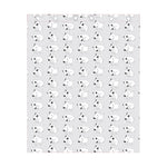 Doodle Bull Terrier Pattern Print Curtain