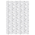 Doodle Bull Terrier Pattern Print Curtain