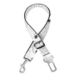 Doodle Bull Terrier Pattern Print Dog Seat Belt