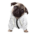 Doodle Bull Terrier Pattern Print Dog Zip Up Hoodie
