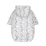 Doodle Bull Terrier Pattern Print Dog Zip Up Hoodie