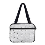 Doodle Bull Terrier Pattern Print Double Strap Bible Bag