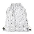 Doodle Bull Terrier Pattern Print Drawstring Bag