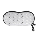 Doodle Bull Terrier Pattern Print Glasses Case