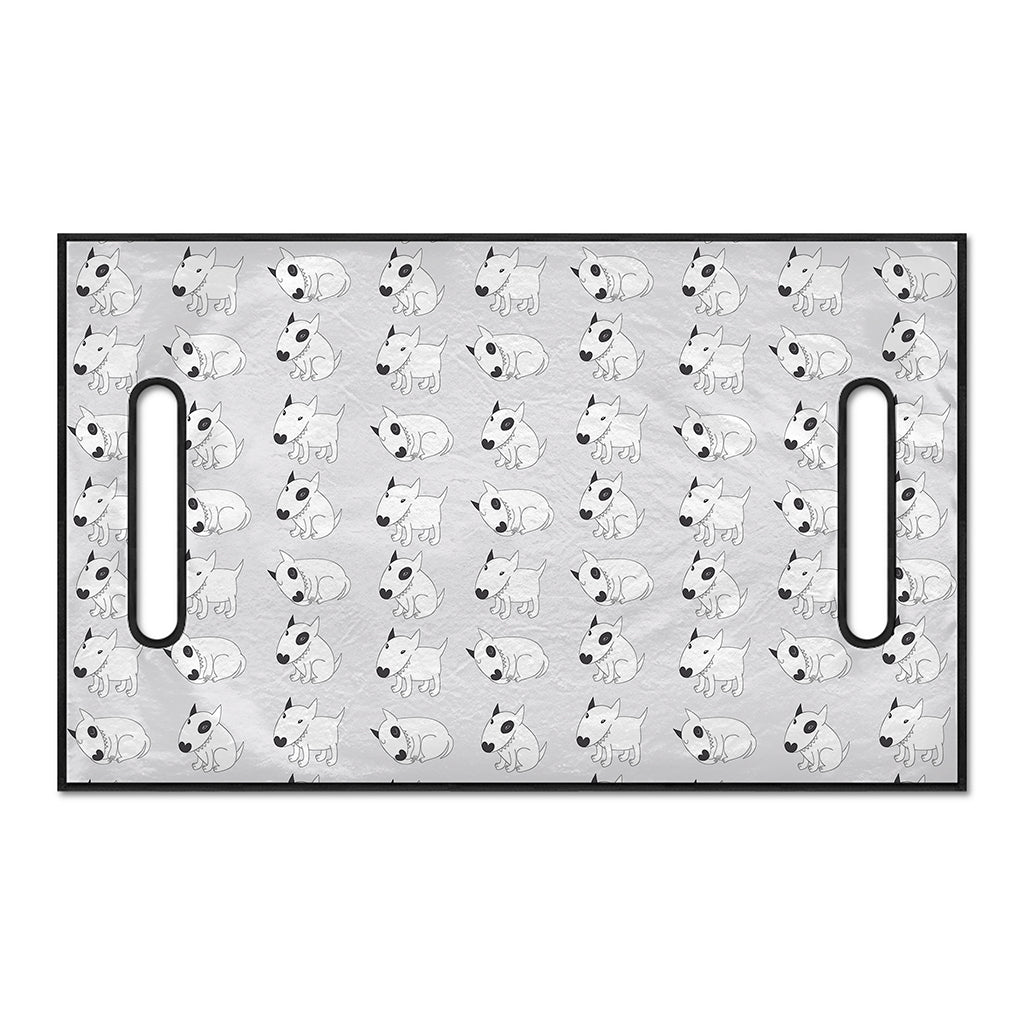 Doodle Bull Terrier Pattern Print Golf Cart Seat Cover