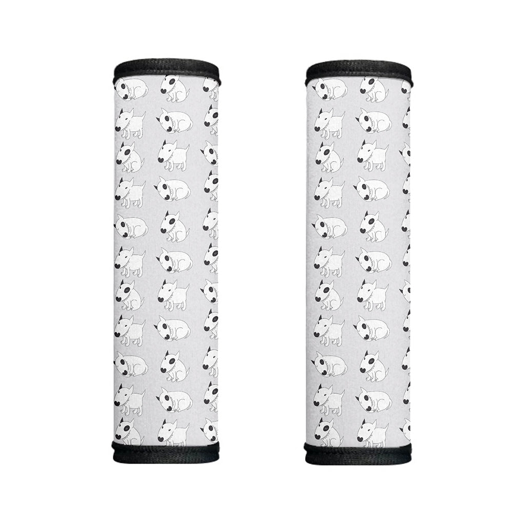 Doodle Bull Terrier Pattern Print Handle Covers
