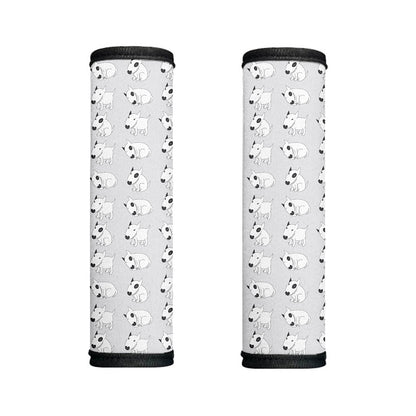 Doodle Bull Terrier Pattern Print Handle Covers