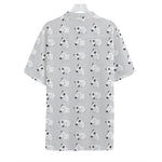 Doodle Bull Terrier Pattern Print Hawaiian Shirt