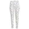 Doodle Bull Terrier Pattern Print High-Waisted Pocket Leggings