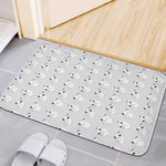 Doodle Bull Terrier Pattern Print Indoor Door Mat