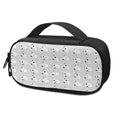 Doodle Bull Terrier Pattern Print Portable Cooler Travel Case