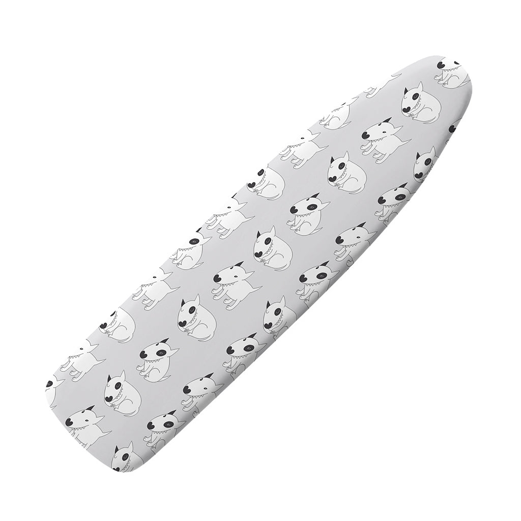 Doodle Bull Terrier Pattern Print Ironing Board Cover