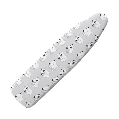 Doodle Bull Terrier Pattern Print Ironing Board Cover
