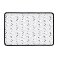 Doodle Bull Terrier Pattern Print Kitchen Mat