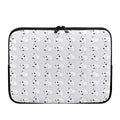 Doodle Bull Terrier Pattern Print Laptop Sleeve