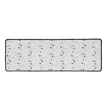 Doodle Bull Terrier Pattern Print Long Kitchen Mat