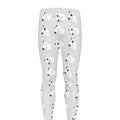 Doodle Bull Terrier Pattern Print Men's Leggings
