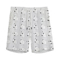 Doodle Bull Terrier Pattern Print Men's Athletic Shorts