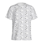 Doodle Bull Terrier Pattern Print Men's Sports T-Shirt