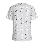 Doodle Bull Terrier Pattern Print Men's Sports T-Shirt