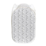 Doodle Bull Terrier Pattern Print Mesh Laundry Hamper
