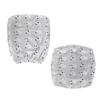 Doodle Bull Terrier Pattern Print Office Chair Cover