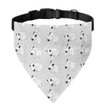 Doodle Bull Terrier Pattern Print Over The Collar Dog Bandana