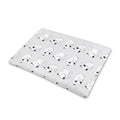 Doodle Bull Terrier Pattern Print Pet Cooling Mat Cover